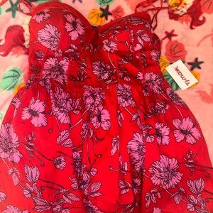 NWT red flower dress